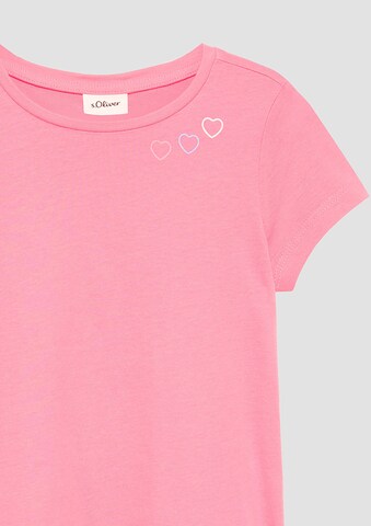 T-Shirt s.Oliver en rose