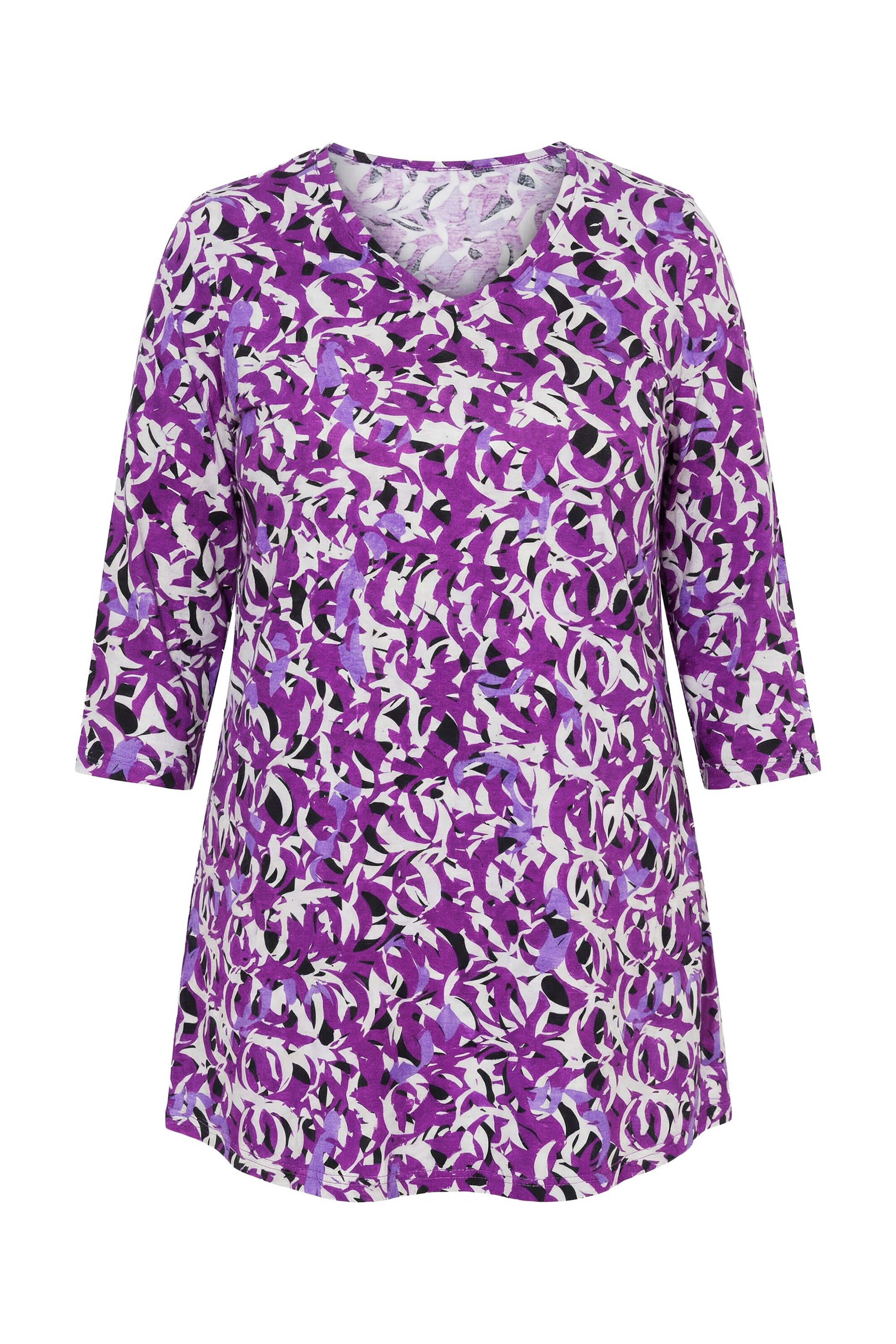 Ulla Popken Shirt in Purple: front