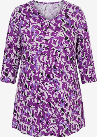 Ulla Popken Shirt in Lila: voorkant
