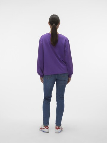 MAMALICIOUS Sweatshirt 'Tilde' in Purple