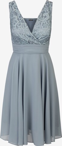 Robe de cocktail Kraimod en bleu : devant