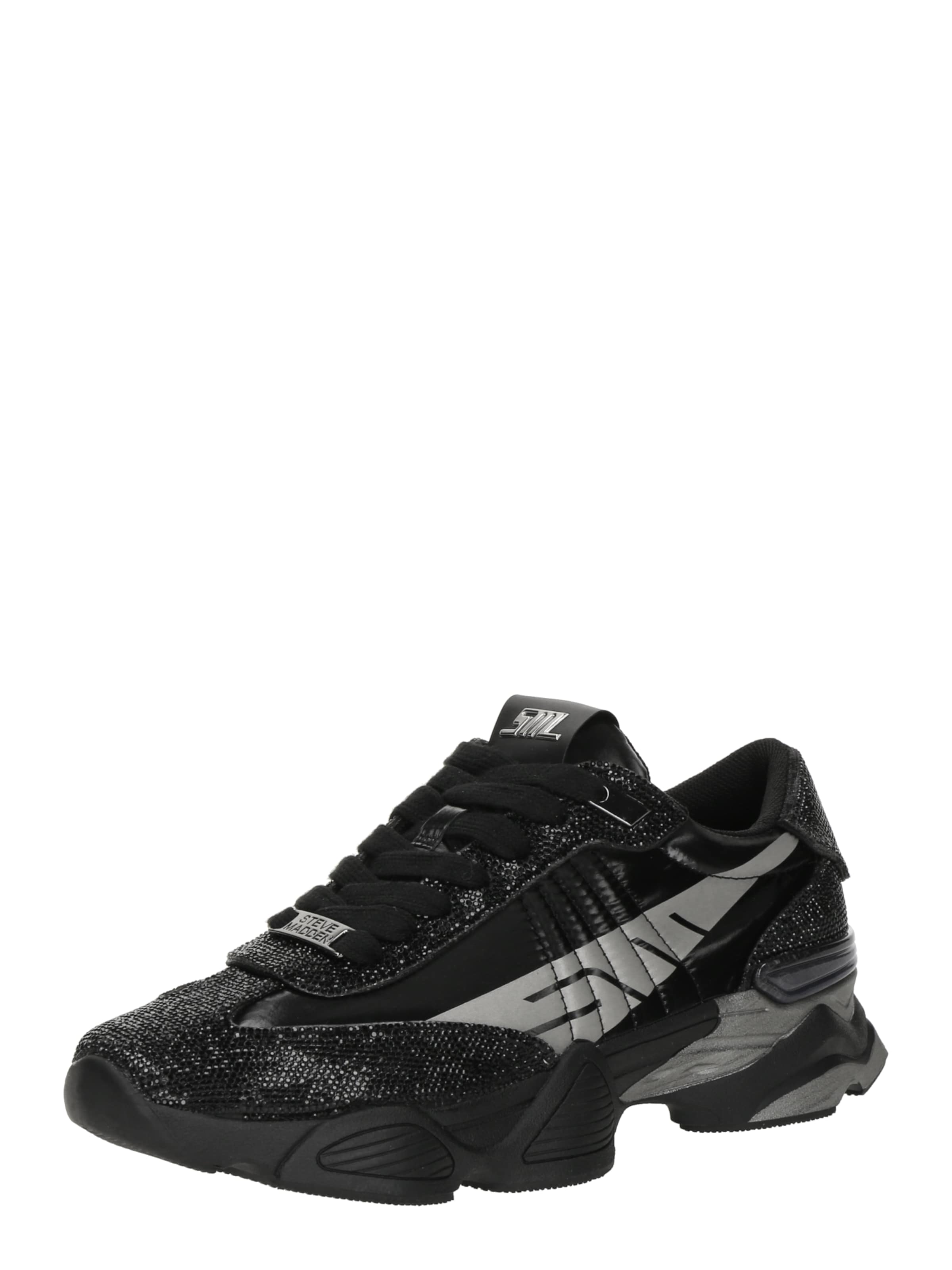 STEVE MADDEN Σνίκερ χαμηλό 'Setback-R' σε μαύρο: μπροστά