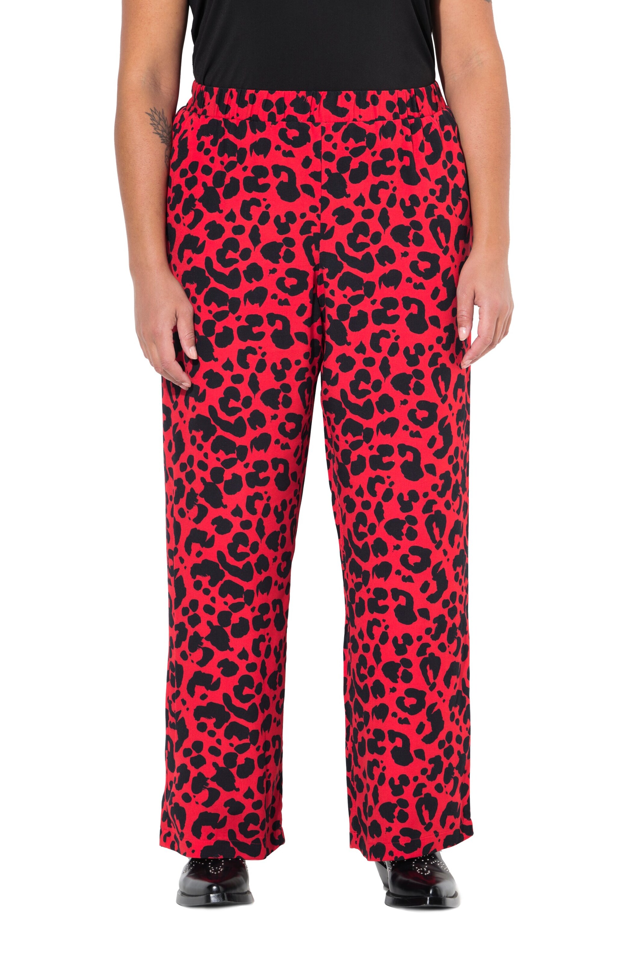 Angel of Style Wide Leg Hose in Rot: Vorderseite