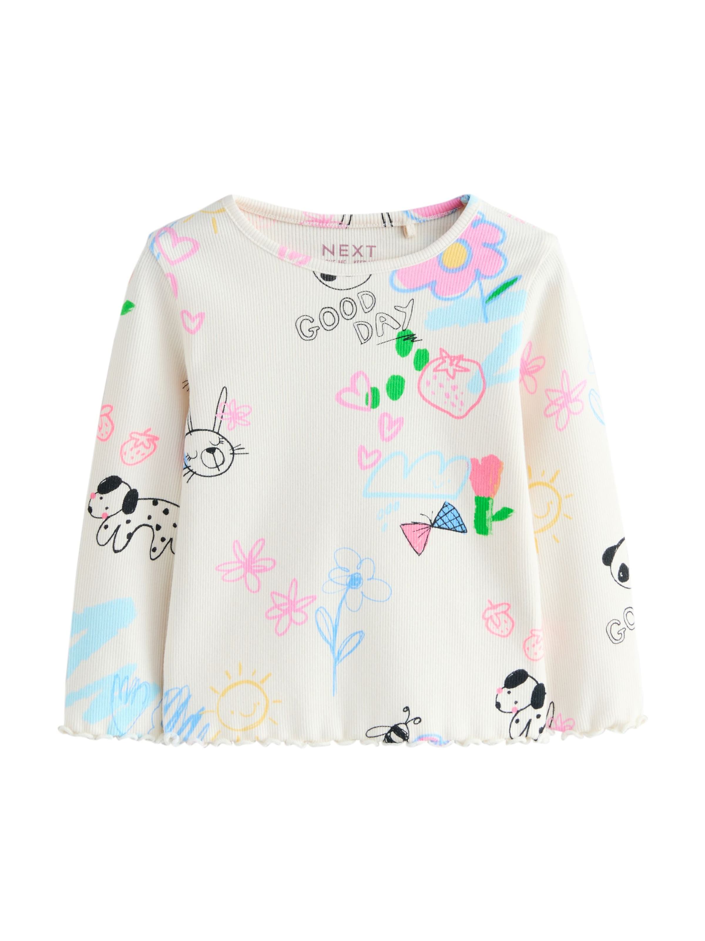 Next Футболка в Белый: спереди