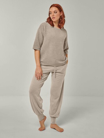 YOU LOOK PERFECT Sweater 'PULLOVER FAY - Halbarm Pullover in Strukturstrick' in Grey