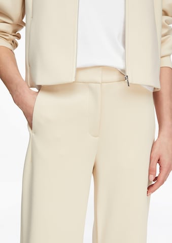 Wide Leg Pantalon COMMA en beige