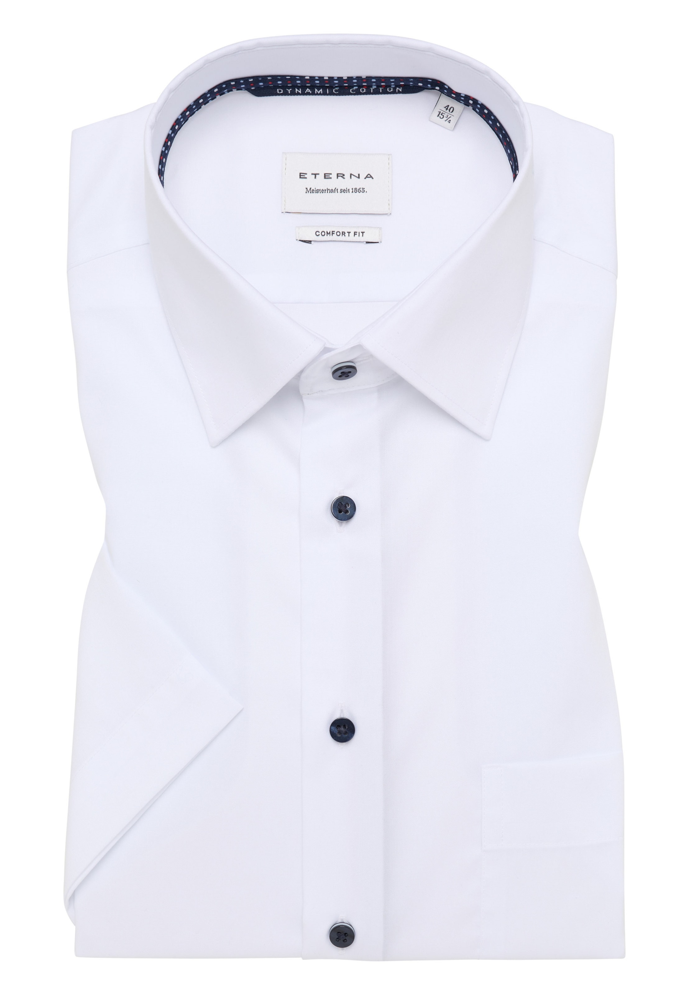 ETERNA Comfort fit Business shirt in White