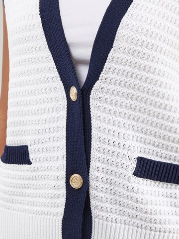 MORE & MORE Strickweste in Weiß