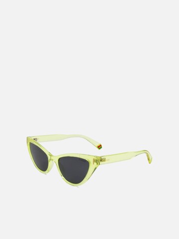 Lunettes de soleil Polaroid en jaune : devant