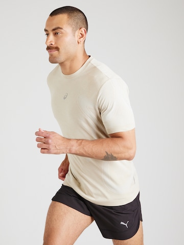 Tricou funcțional 'ROAD' de la ASICS pe alb: față