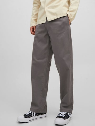 Regular Pantalon chino JACK & JONES en gris : devant