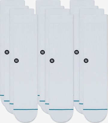 Stance Socks in White: front