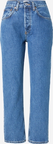 RE/DONE Regular Jeans '70S' in Blauw: voorkant