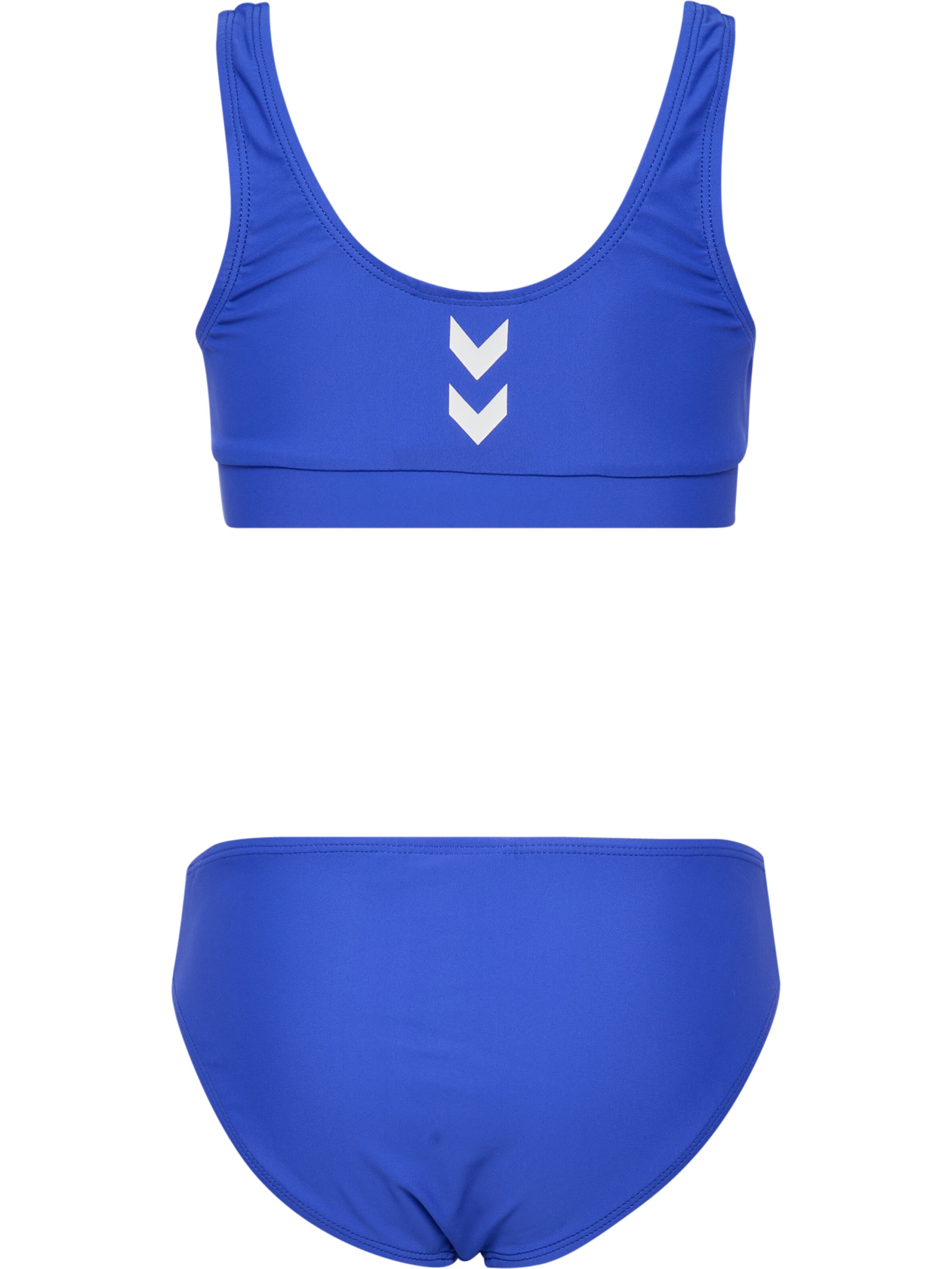 Hummel Bustier Bikini 'JR Solid' in Blauw