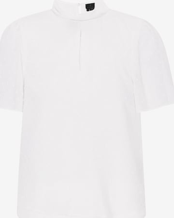 DreiMaster Klassik Pluus 'Classic Look', värv valge: eest vaates