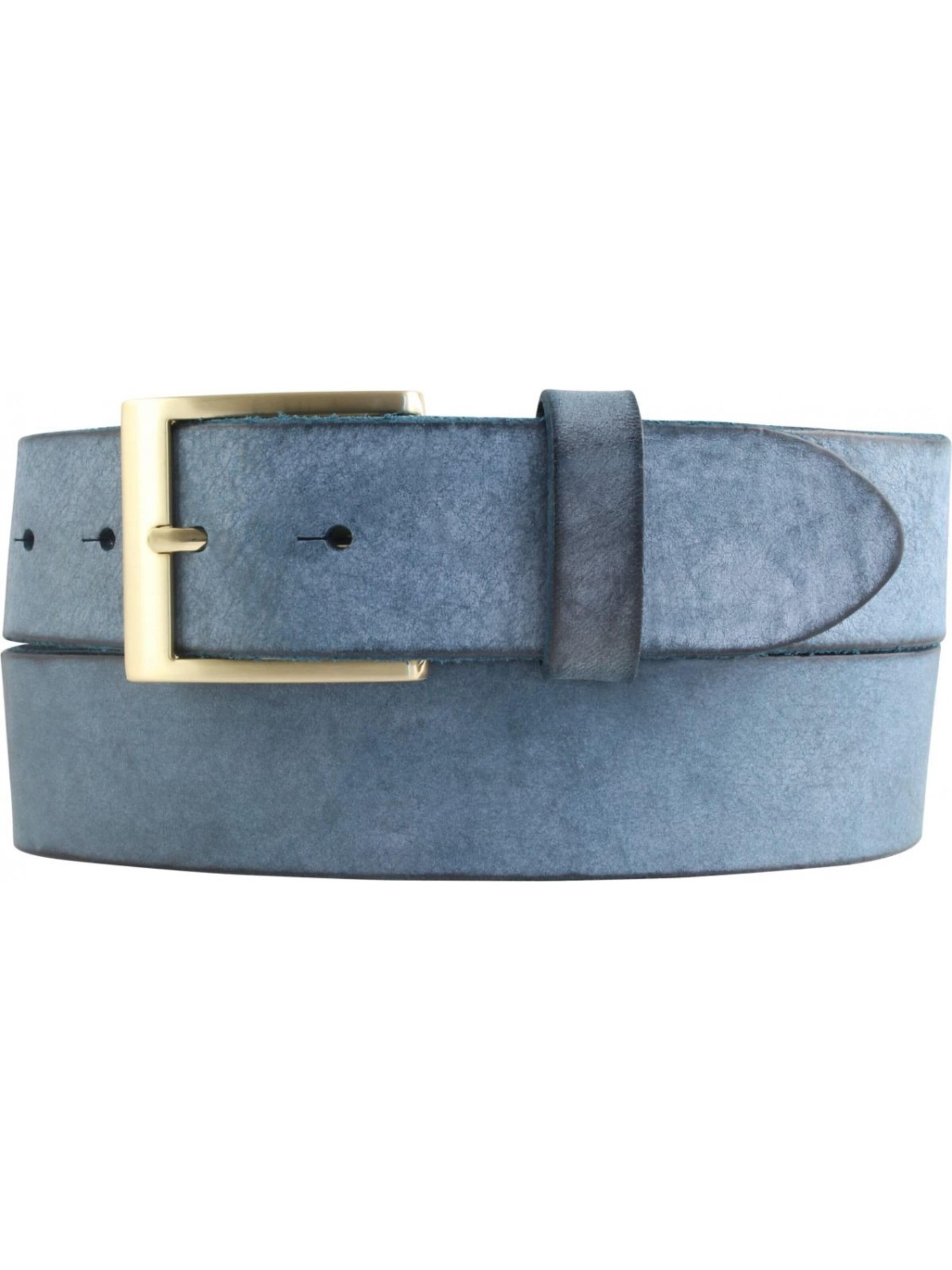 BELTINGER Gürtel 'Savona'‌‌‌‌‌‌‌‌‌ in Blau: Vorderseite