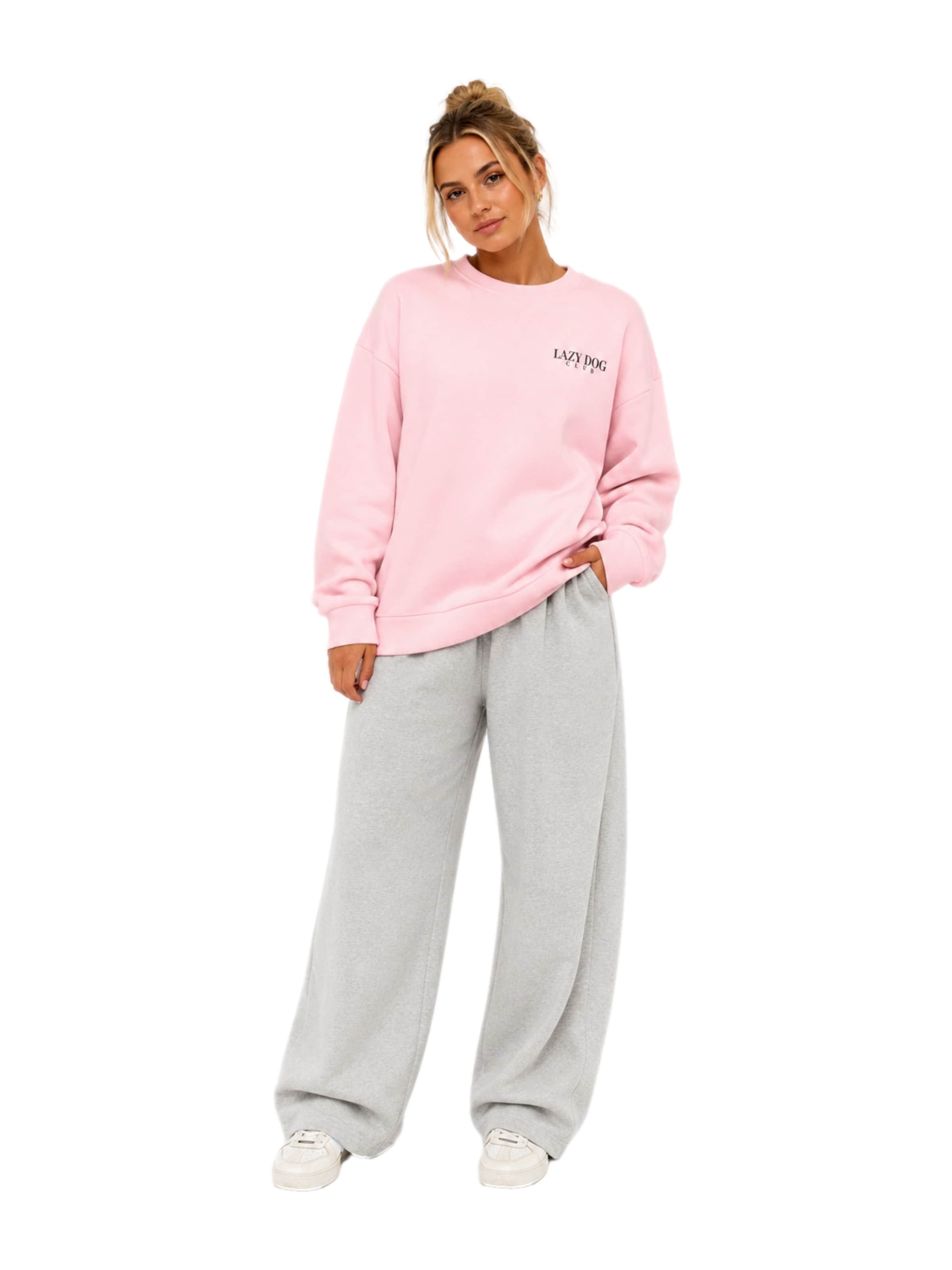 rožinė ONLY GIRLS Megztinis be užsegimo