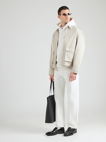 HUGO Bluzka sportowa 'Dagethood' w kolorze beżowy