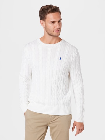 Polo Ralph Lauren Regular Fit Pullover 'Driver' in Weiß: predná strana