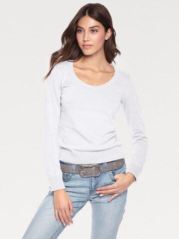 heine Pullover in Weiß: Vorderseite