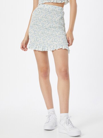 Missguided Rok in Blauw: voorkant