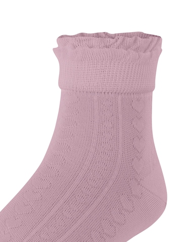 FALKE Socks 'Romantic Net' in Pink