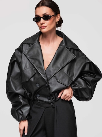 Ombre Between-season jacket in Black: front