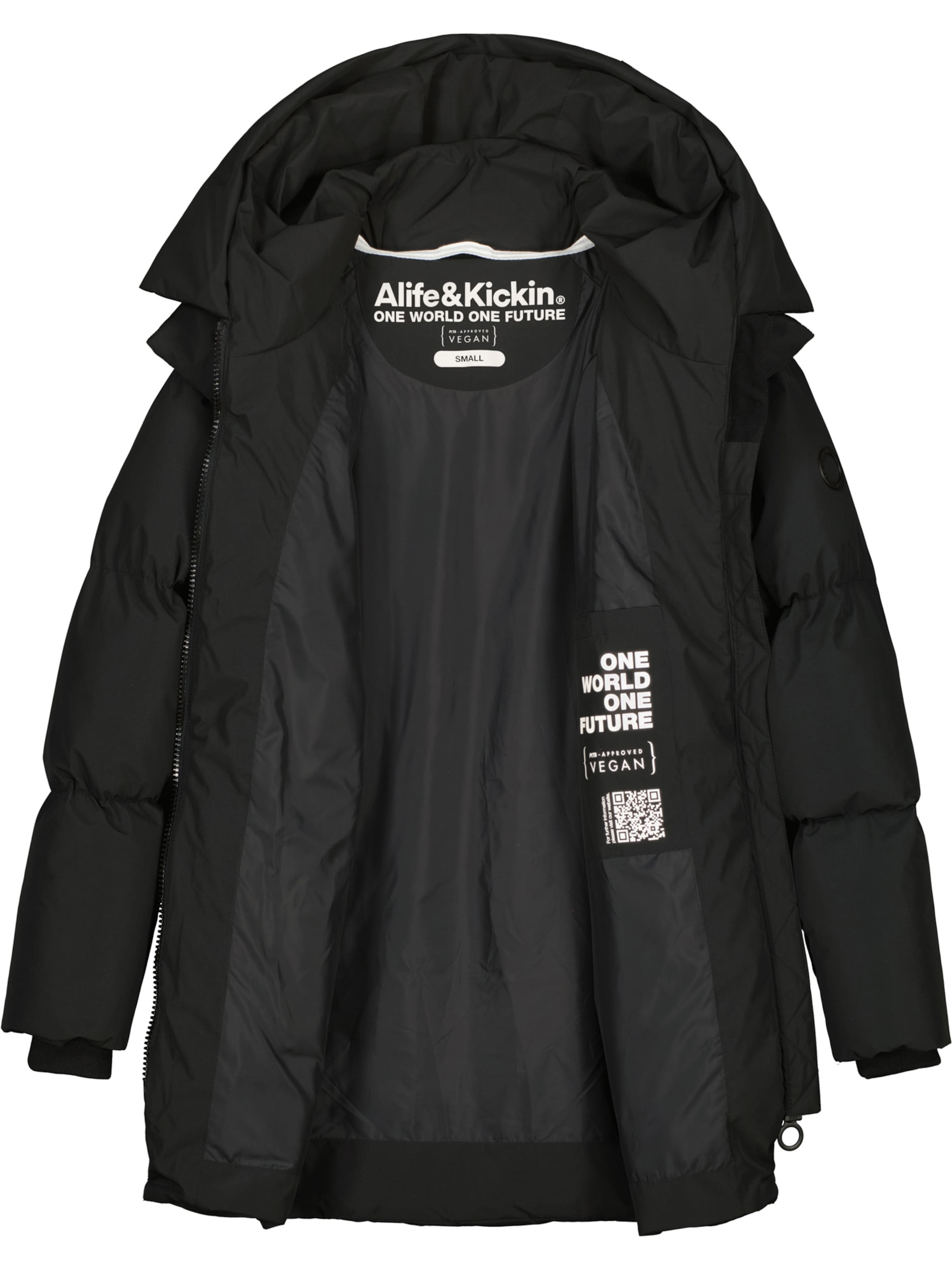 alife & kickin Jacke 'LykkeAK A' in Schwarz