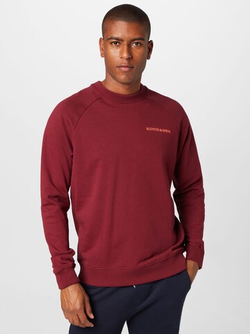 SCOTCH & SODA Sweatshirt in Rood: voorkant