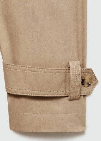 MANGO Tussenmantel 'Rec' in Beige