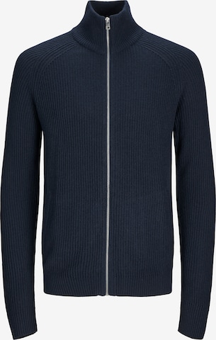 JACK & JONES Strickjacke 'JJPannel' in Blau: Vorderseite