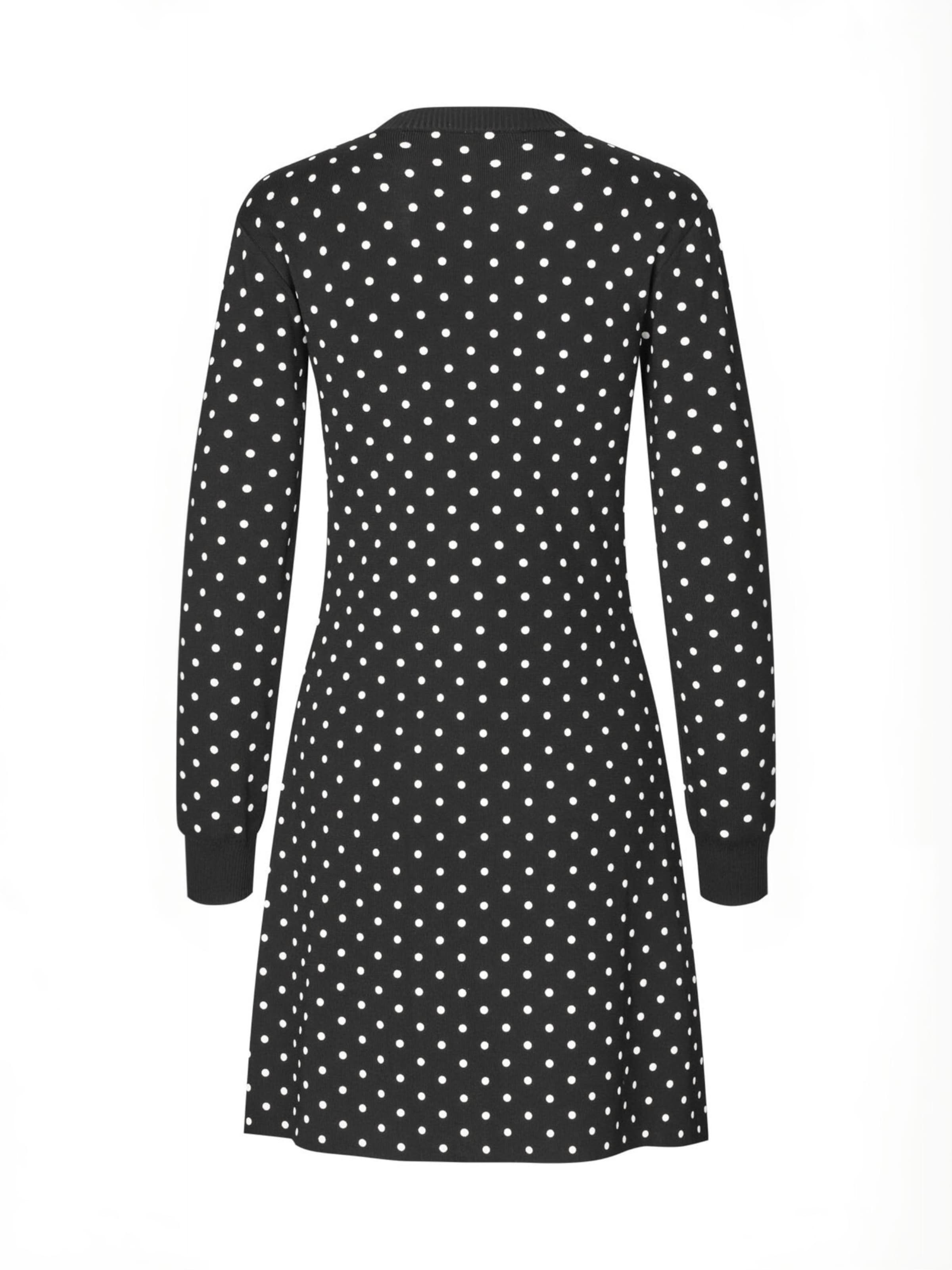 Crās - Vestido ' Elinecras ' em preto: atrás