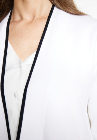 usha BLACK LABEL Knit Cardigan 'Nowles' in White