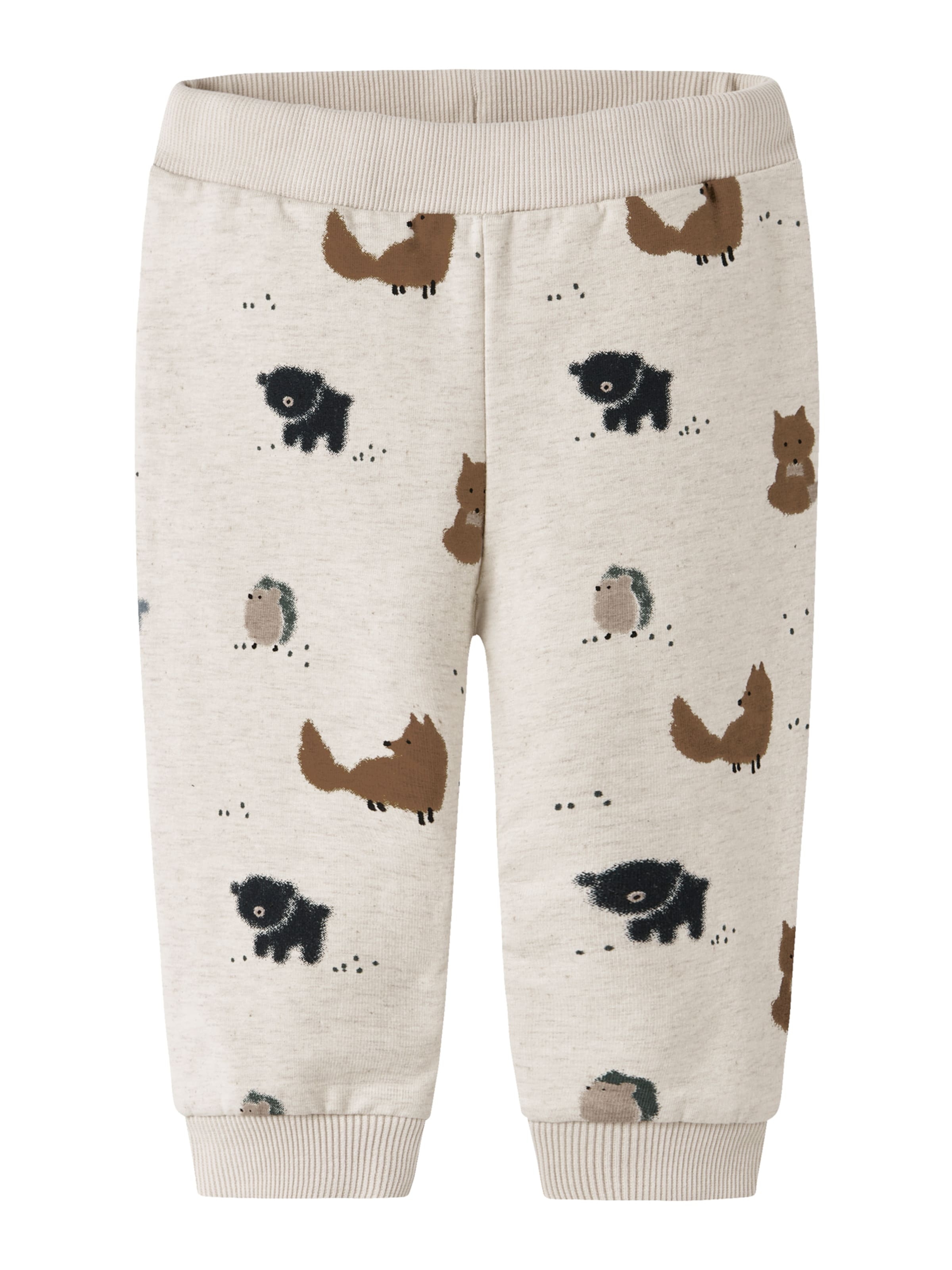 NAME IT Alt kitsenev Püksid 'NBMSOUL', värv hall: eest vaates