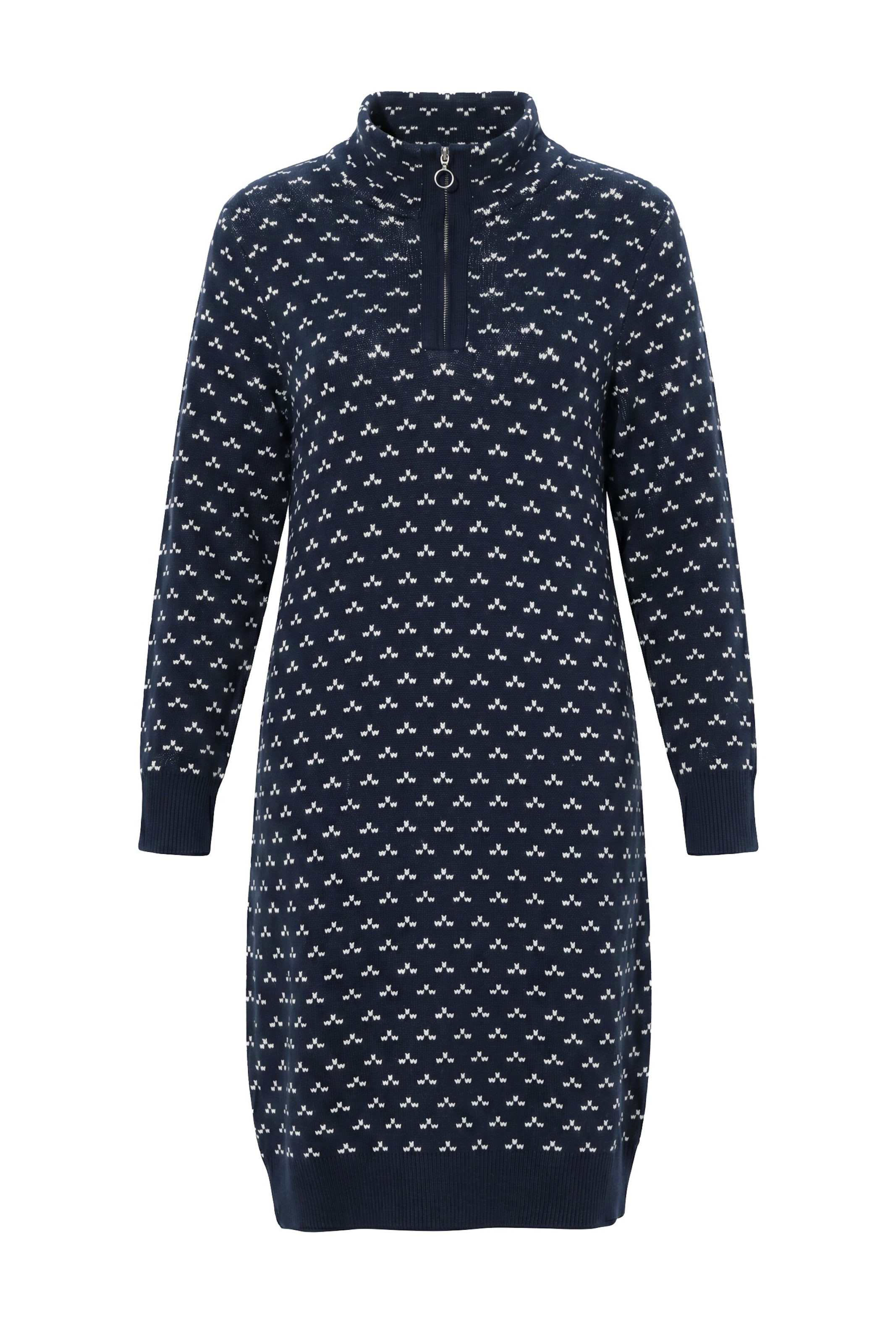 Ulla Popken Knit dress in Blue: front