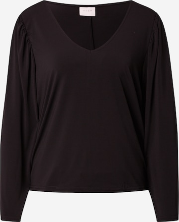 VILA Shirt 'Eboni' in Zwart: voorkant