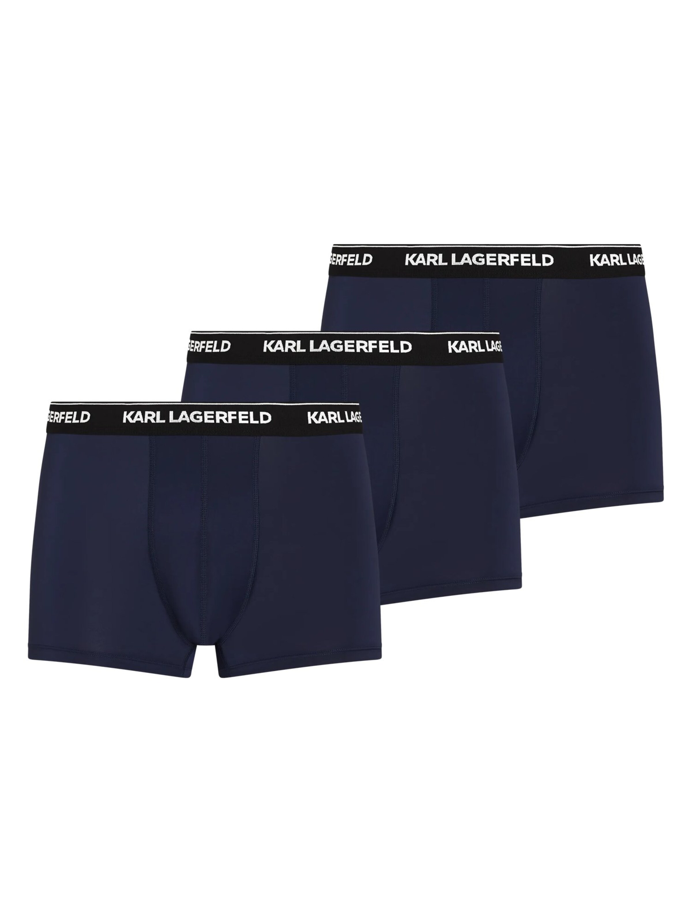 Karl Lagerfeld - Calzoncillo boxer en azul: frente