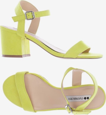 even&odd Sandals & High-Heeled Sandals in 36 in Yellow: front