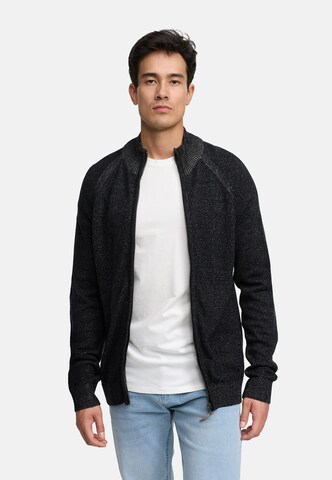 INDICODE JEANS Knit cardigan 'INMassum' in Black