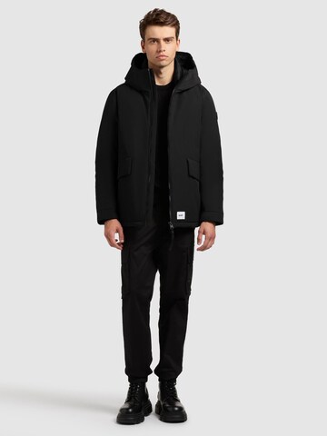 Veste d’hiver 'Oreg' khujo en noir