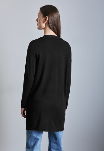 STREET ONE Langer Cardigan in Schwarz