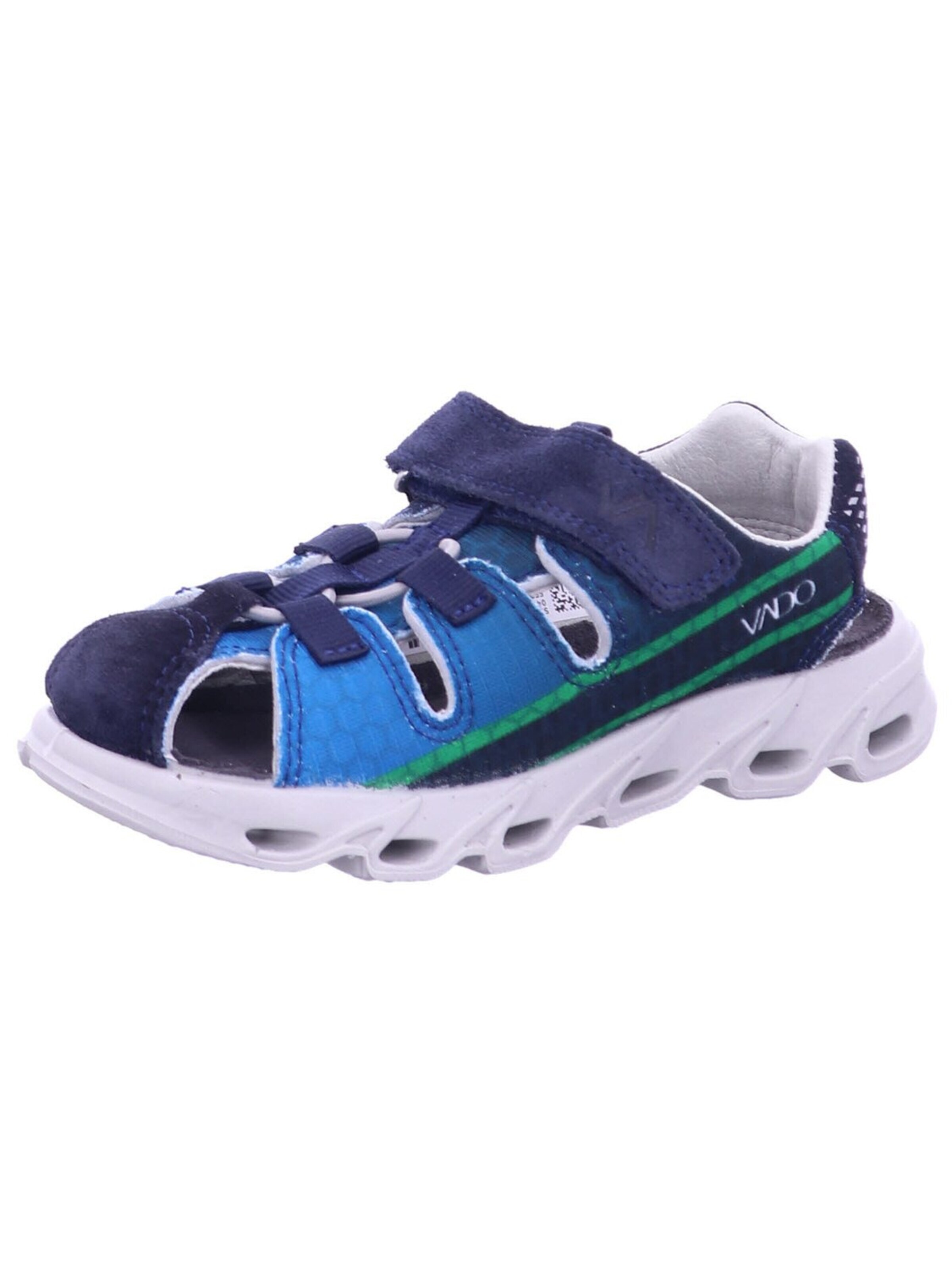 Vado - Sandalias 'Sandale Jungen 55202 162 Textil & Kunststoff (Synthetik) in blau' en azul: frente