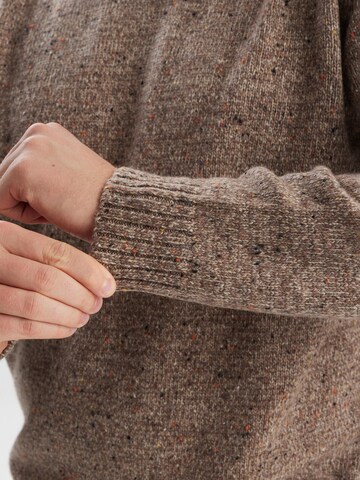 Dxnmxrk Pullover 'DxFolkvar' in Braun