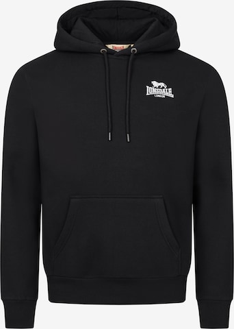 LONSDALE Mikina 'Talmine' – černá: přední strana