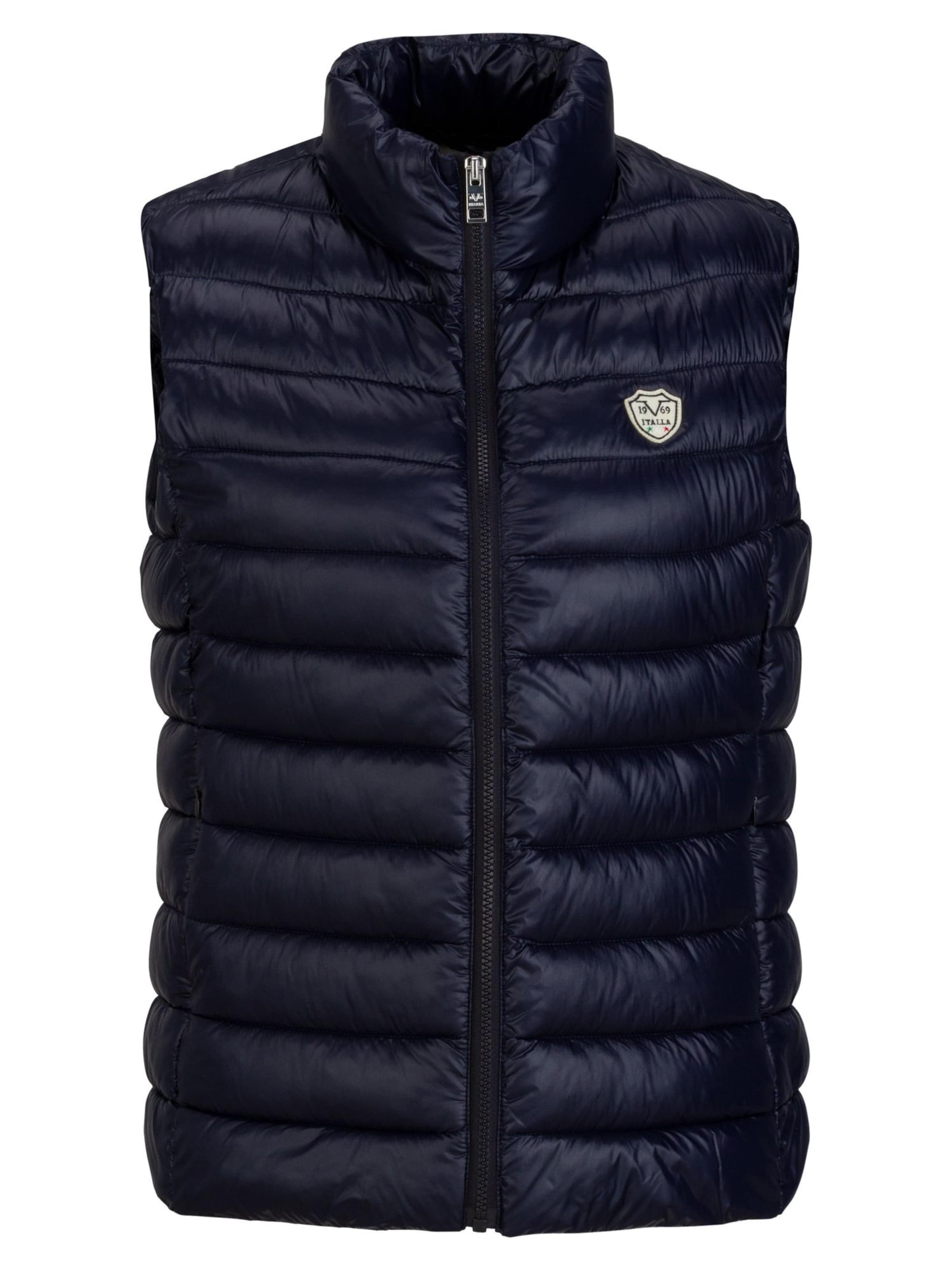 Gilet 'Bruna' di 19V69 ITALIA in blu: frontale