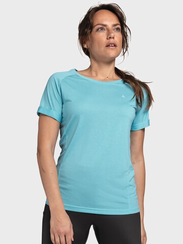 T-shirt fonctionnel 'Boise' Schöffel en bleu : devant