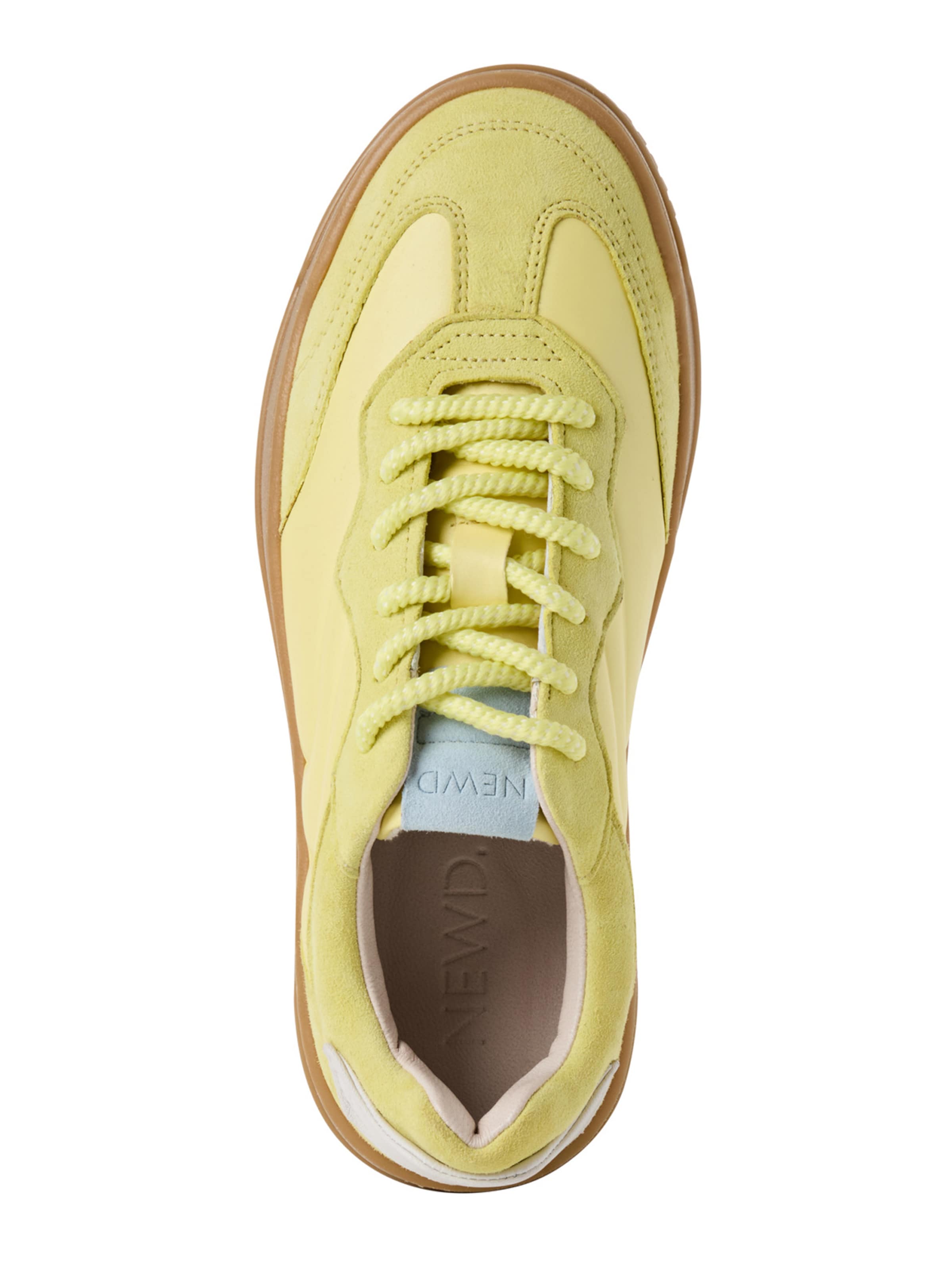 Baskets basses NEWD en jaune