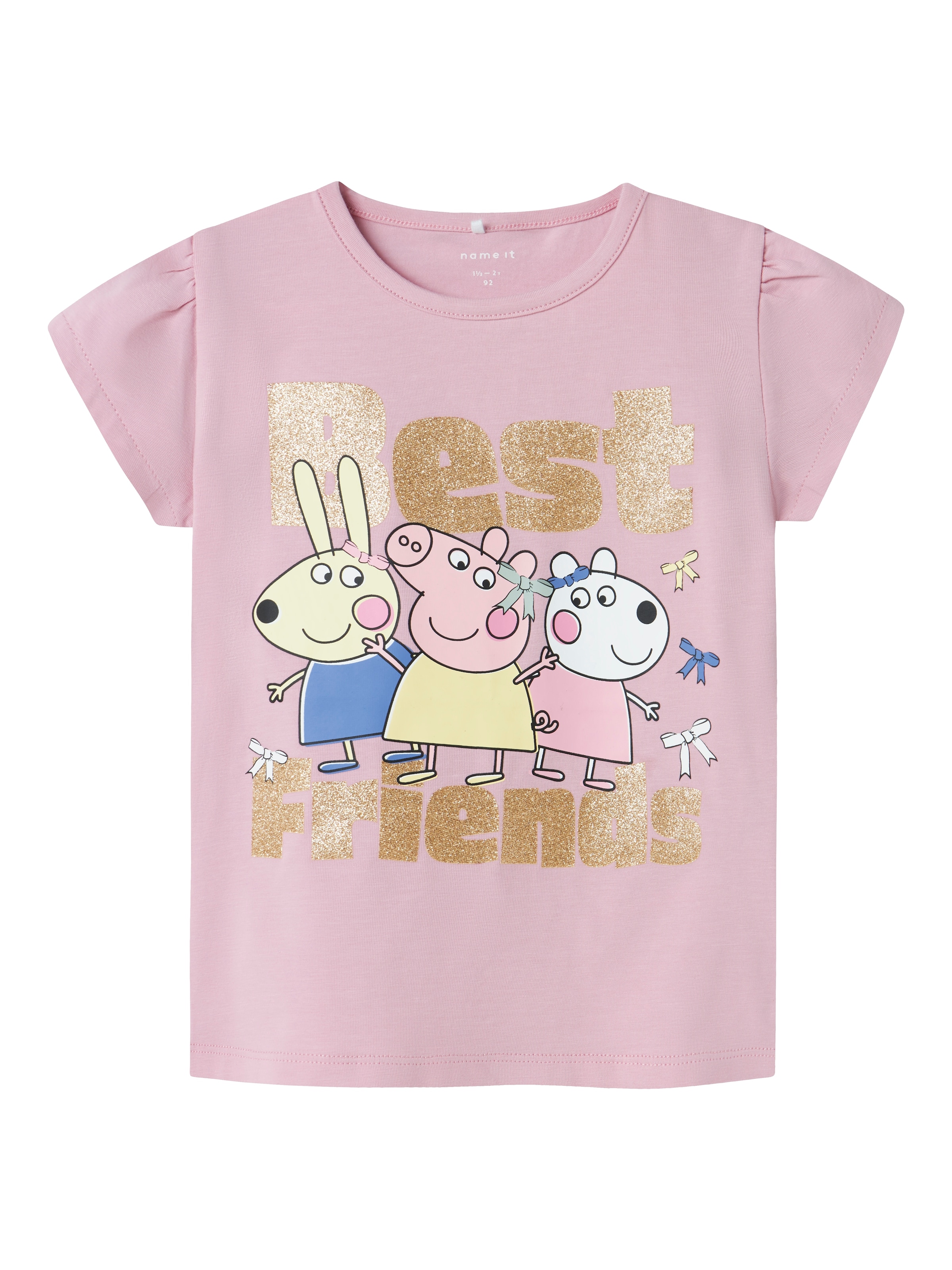 rozā NAME IT T-Krekls 'NMFAmanda Peppa': no priekšpuses