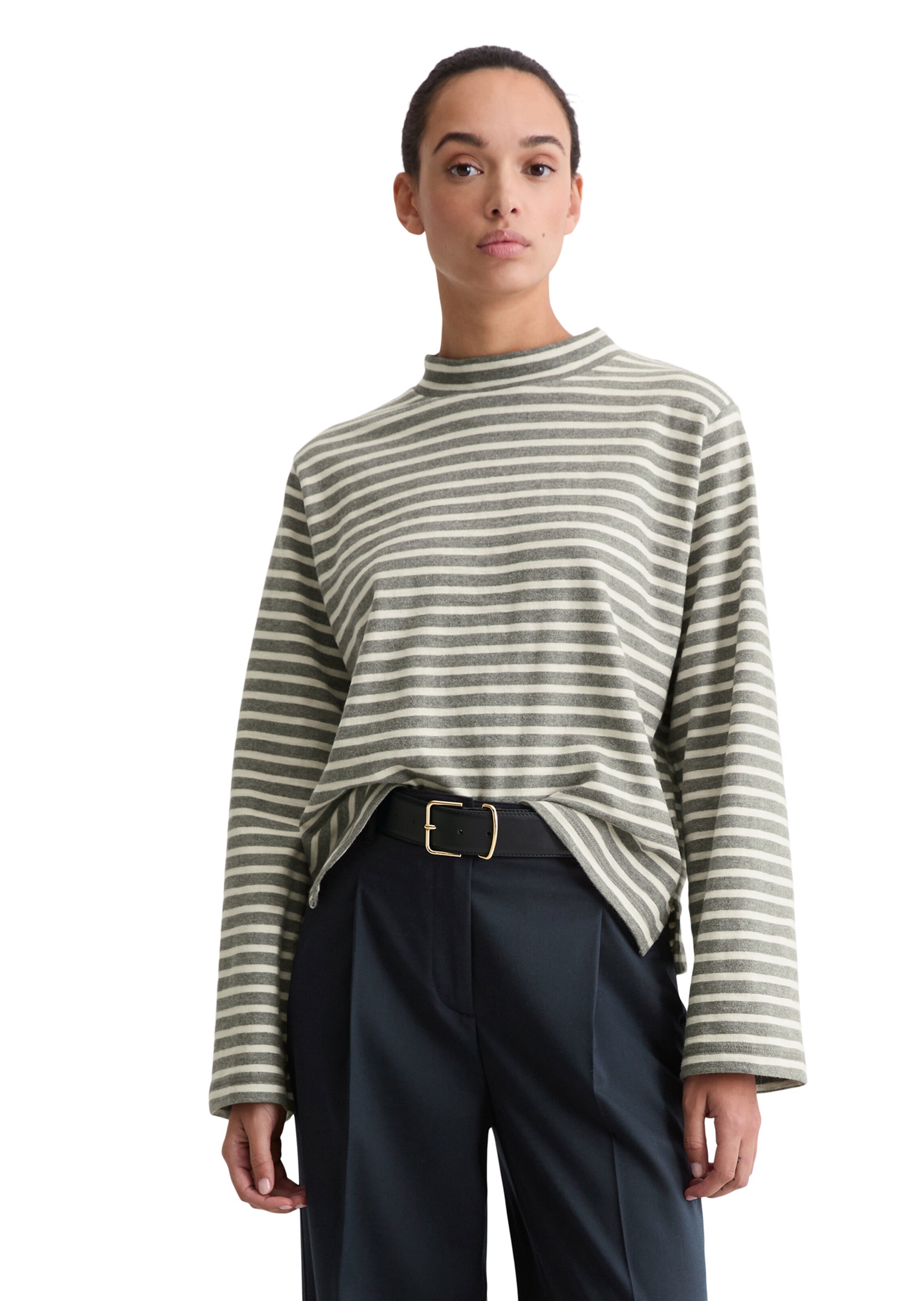 Marc O'Polo Shirt in Grau: Vorderseite