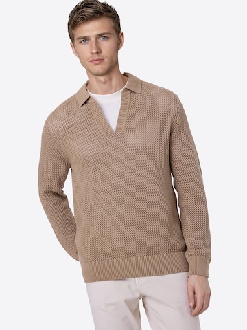 Pull-over PIERRE CARDIN en marron : devant
